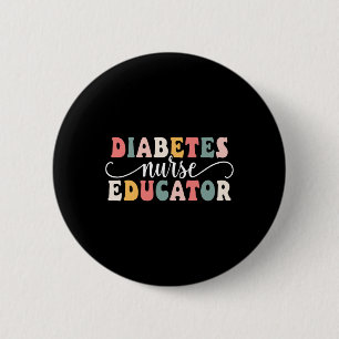 Diabetes Nurse Educator Waardering Ronde Button 5,7 Cm