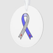 Diabetes Ribbon Ornament (voorkant)
