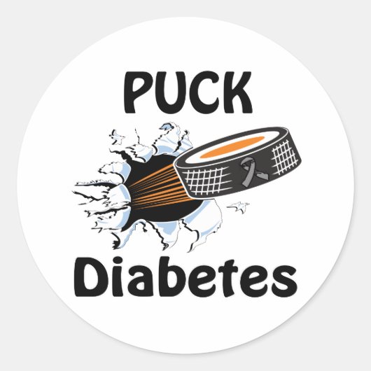 Diabetes Ronde Sticker (Voorkant)