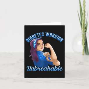 Diabetes strijder! Diabetes Awareness Design voor  Kaart