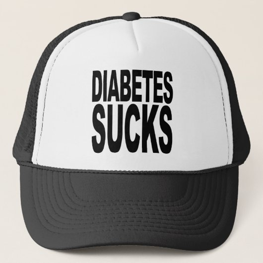 Diabetes Sucks Trucker Pet (Voorkant)