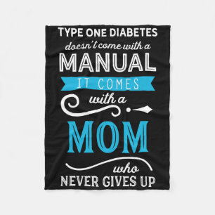 Diabetes Type Eén Komt Niet Met Een Handleiding Mo Fleece Deken