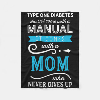 Diabetes Type Eén Komt Niet Met Een Handleiding Mo Fleece Deken