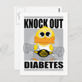 Diabetes uitslaan briefkaart (Voorkant / Achterkant)