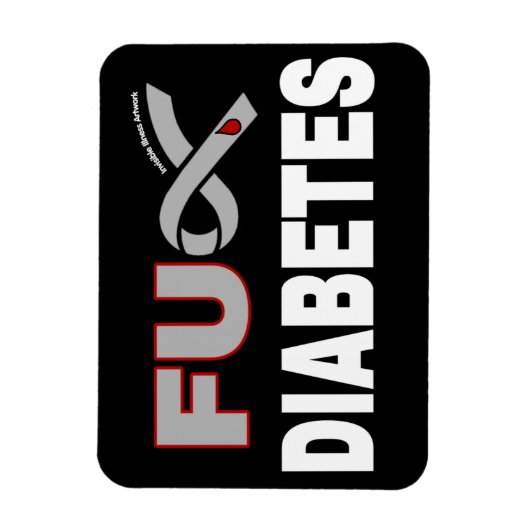 Diabetes VU Magneet (Verticaal)