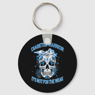Diabetes Warrior het is niet voor het Weak Type 1 Sleutelhanger