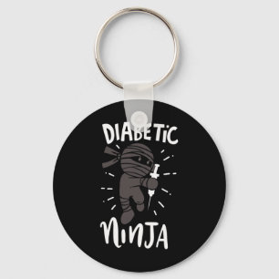 Diabetic Ninja Type 1 Diabetes Doctor Diabetes Awa Sleutelhanger