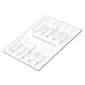 Diabetisch Notitieblok Dagelijks Logboek (Schuin)