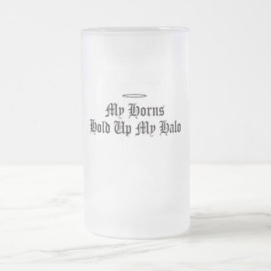 Diable angélique - tasse en verre givré