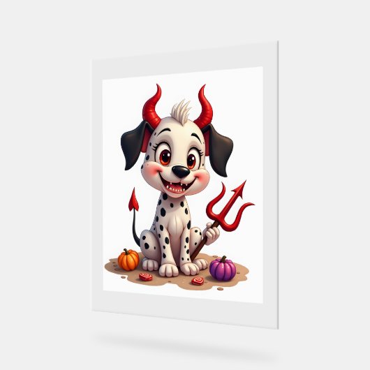 Diable Dalmatie mal (Angle)