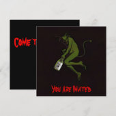 Diable de boisson ~ Invitations (Devant / Derrière)