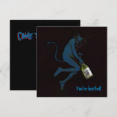 Diable de boisson ~ Invitations / RSVP (Devant / Derrière)