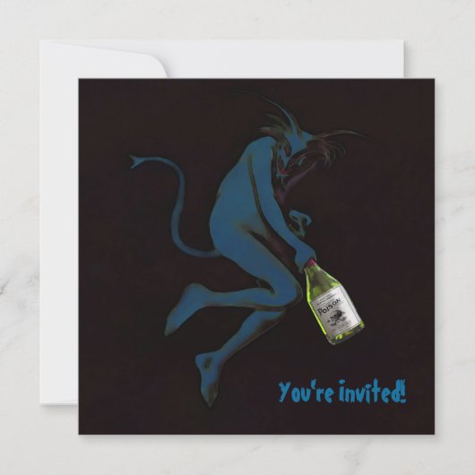 Diable de boisson ~ Invitations / RSVP (Devant)