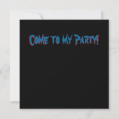 Diable de boisson ~ Invitations / RSVP (Dos)