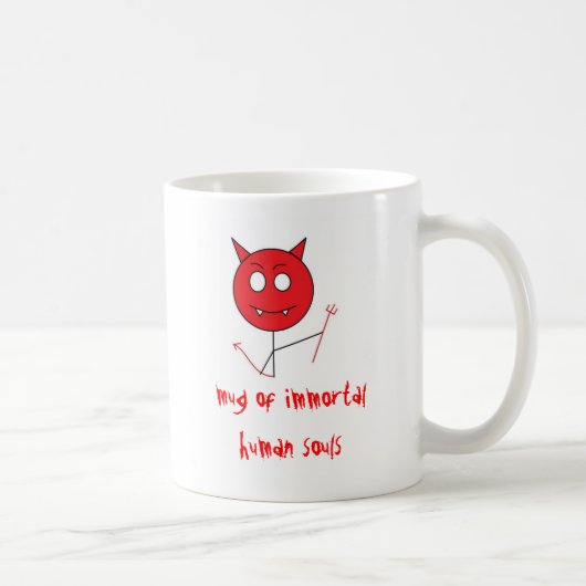 diable, tasse d'âmes humaines immortelles (Droite)