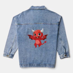 Diable volant de dessin animé mignon