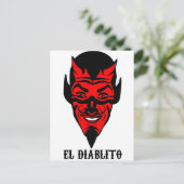 diablito briefkaart (Staand voorkant)