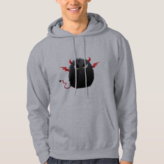 Diablo Furry Monster Hoodie (Voorkant)