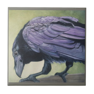 Diablo The Raven Ceramic Tile in 2 Sizzen Tegeltje