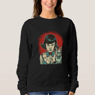 Diabolic Girl beroemd gemaakt door Devil Cat Trui