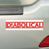 Diabolicum Stamp Bumpersticker (Op auto)