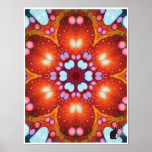 Diadem Kinetic Collage Kaleidoscoop Poster