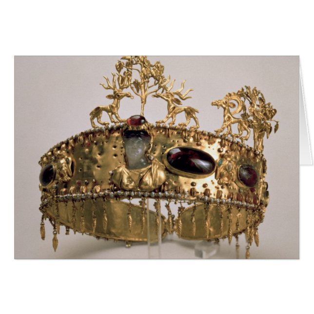 Diadem, trouvé dans le monticule de Khoklach (Devant horizontal)