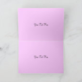 diadème, carte de voeux de RSVP (Intérieur)