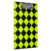 Diag Gecontroleerd - zwart en fluorescerend geel Klembord (Rechts)