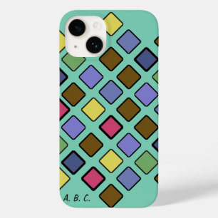 DIAG SQUARES gemengd Case-Mate iPhone 14 Hoesje