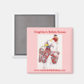 Diaghilev's Ballet Russes Magnet Magneet (Voorkant / Achterkant)
