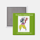 Diaghilev's Ballets Russes Magnet Magneet (Voorkant / Achterkant)