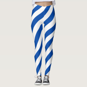Diagnose El Salvador National Flag Colors Leggings