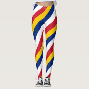 Diagnose van de Nationale Vlaggenkleurige Venezuel Leggings