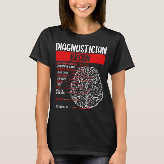 diagnosticus Brain Educational Diagnosticus T-shirt (Voorkant)