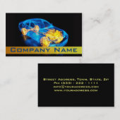 Diagnostiek voor auto's/races/autosnelheden visitekaartje (Voorkant / Achterkant)