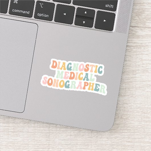 Diagnostische medische Sonograptische cadeaus Sticker (Detail)