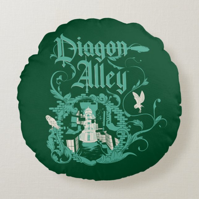 DIAGON ALLEY™  Graphic Rond Kussen (Voorkant)