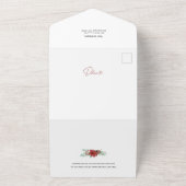 Diagonaal 2-foto's voor Prettige feestdagen Script All In One Uitnodiging (Buitenkant)