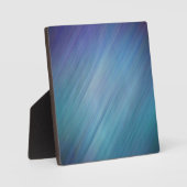 Diagonaal blauwe regen fotoplaat (Voorkant)