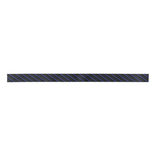 Diagonaal donkerblauw en zwart lint (Voorkant)