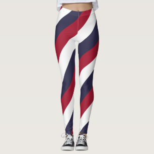 Diagonaal gestreept voor nationale vlag van Thaila Leggings
