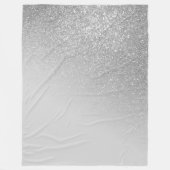 Diagonaal Glitter Gradiënt Ombre Fleece Deken (Voorkant)