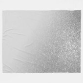 Diagonaal Glitter Gradiënt Ombre Fleece Deken (Voorkant (Horizontaal))