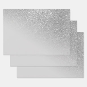 Diagonaal Glitter Gradiënt Ombre Inpakpapier Vel