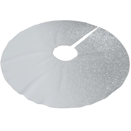 Diagonaal Glitter Gradiënt Ombre Kerstboom Rok (Gekanteld)