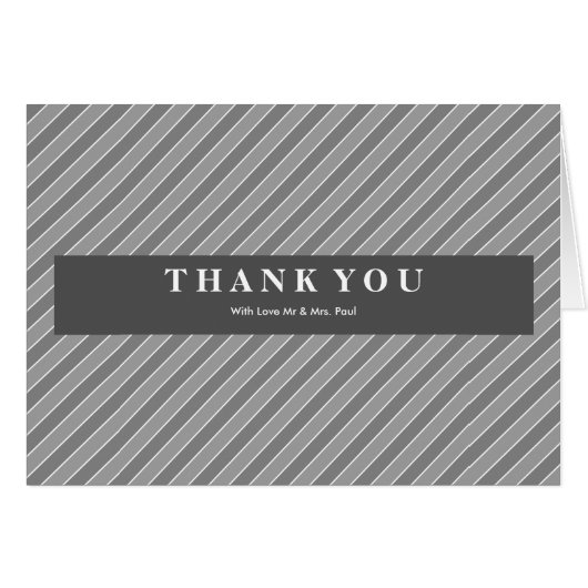 Diagonaal grijze kleurenband modern (Voorkant Horizontaal)