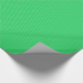 Diagonaal instripes - smaragdgroen en wit cadeaupapier (Hoek)