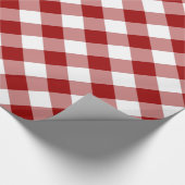 Diagonaal Rood en Wit Cadeaupapier (Hoek)