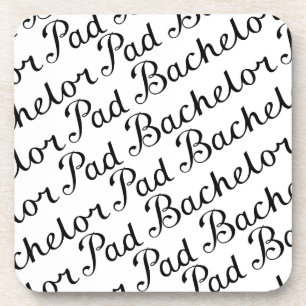Diagonaal script voor Bachelor Pad, type B&WII Onderzetter